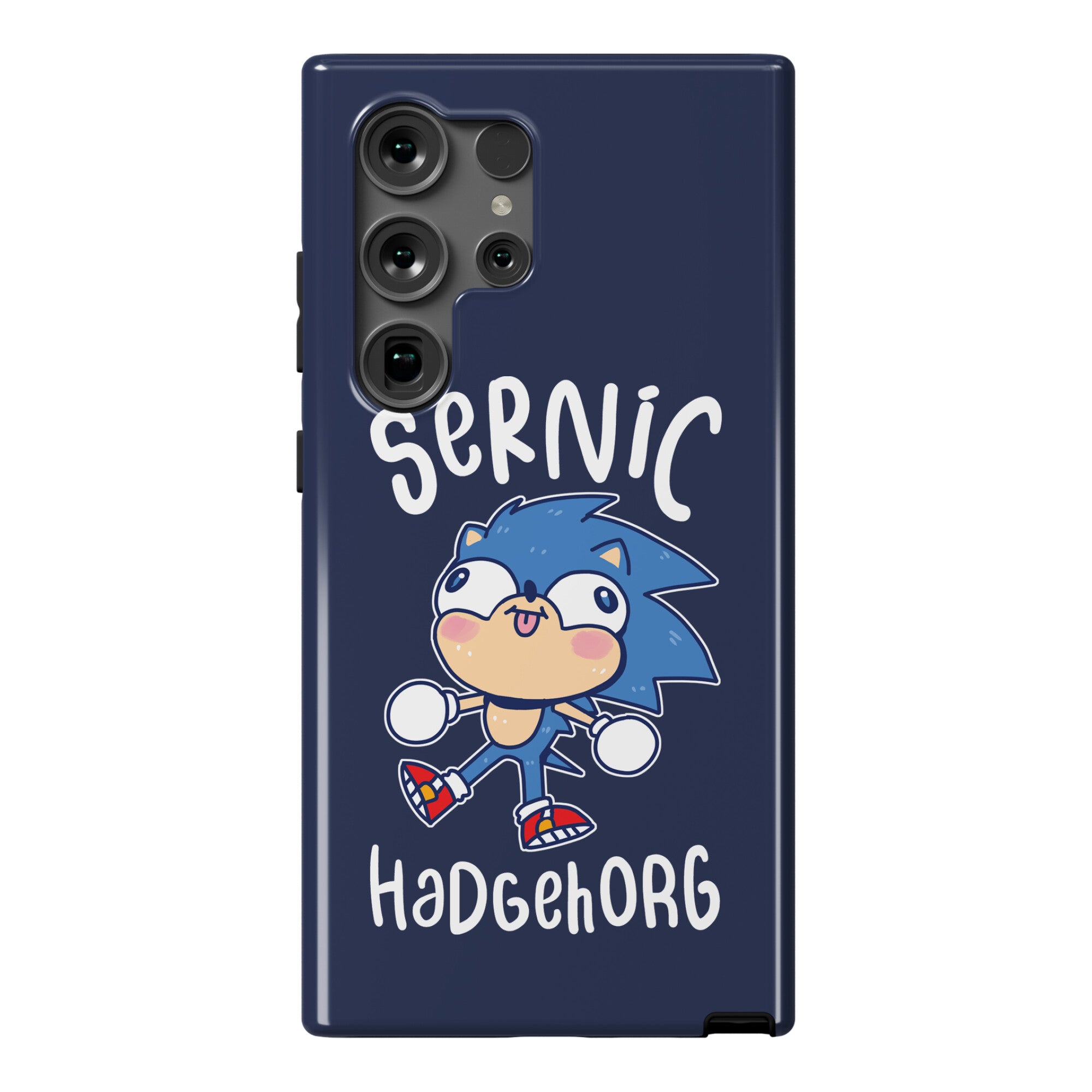 Derpy Sonic Sernic Hadgehorg Phone Case